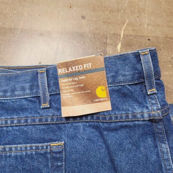 Carhartt relax fit tapered jeans NEW - Picture 1 of 6